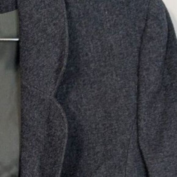 Pendleton Wool Blazer Jacket Gray Women 12 Vintage USA 100% Virgin Wool Classic - Picture 6 of 7